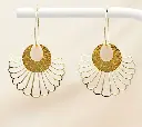 Boucle d'oreille "Reflet de sable"